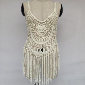 Last one!  Sz Med Crocheted Beach Cover Up